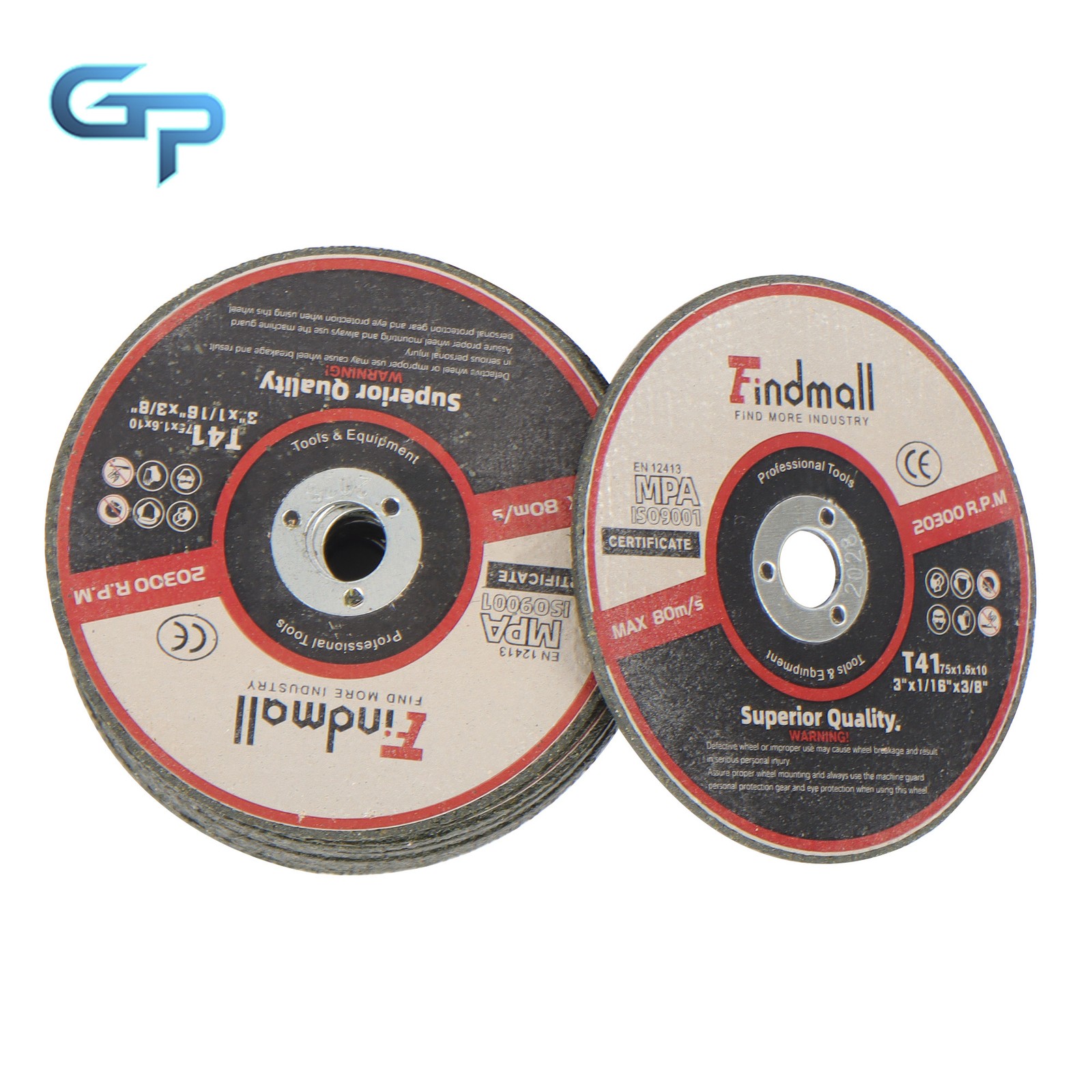 Cut Off Wheels 50 Pack 3″x1/16″x3/8″ Metal & Stainless Steel Cutting Discs