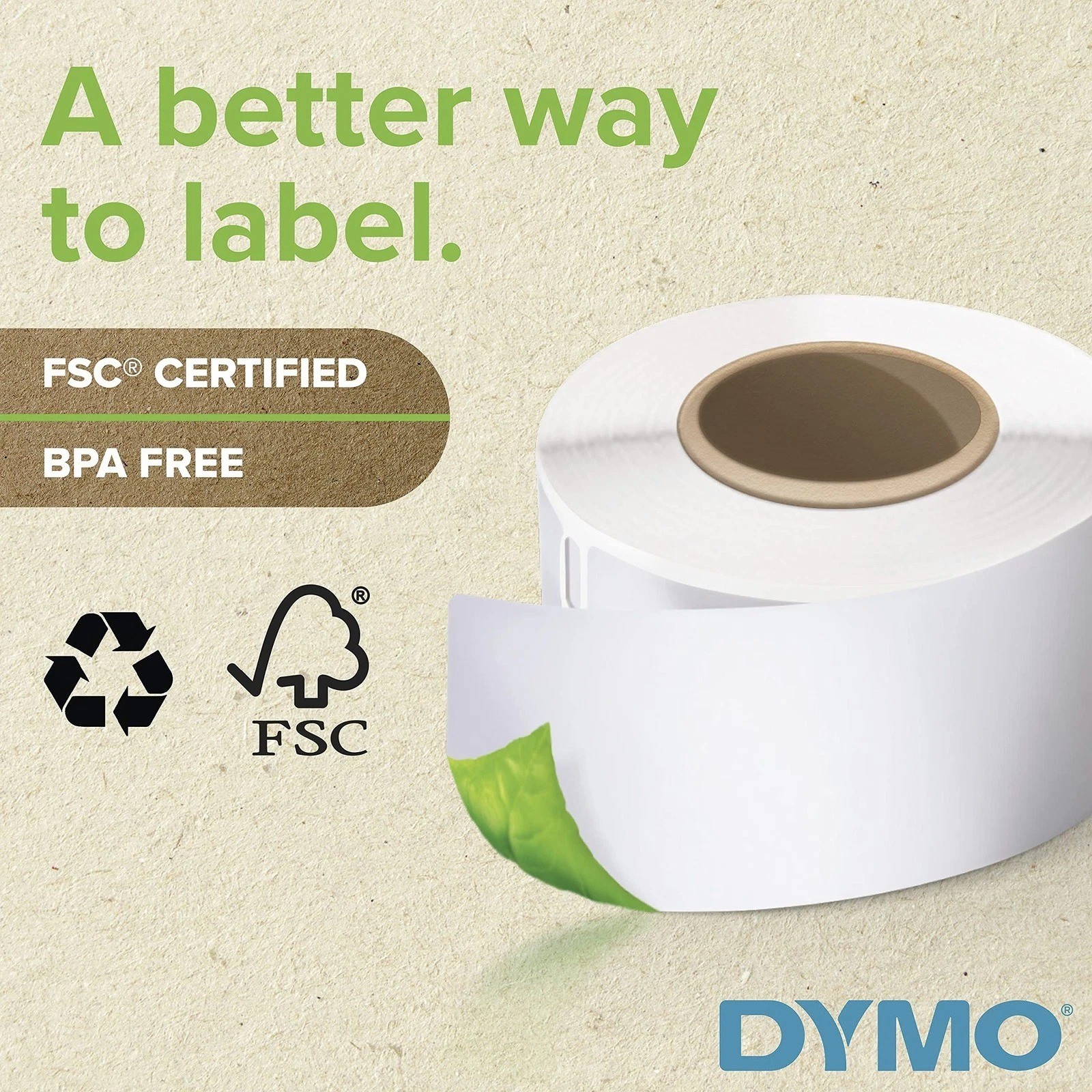 DYMO LabelWriter Shipping – Shipping Labels – Black on White – 4 in x 6 in – 220