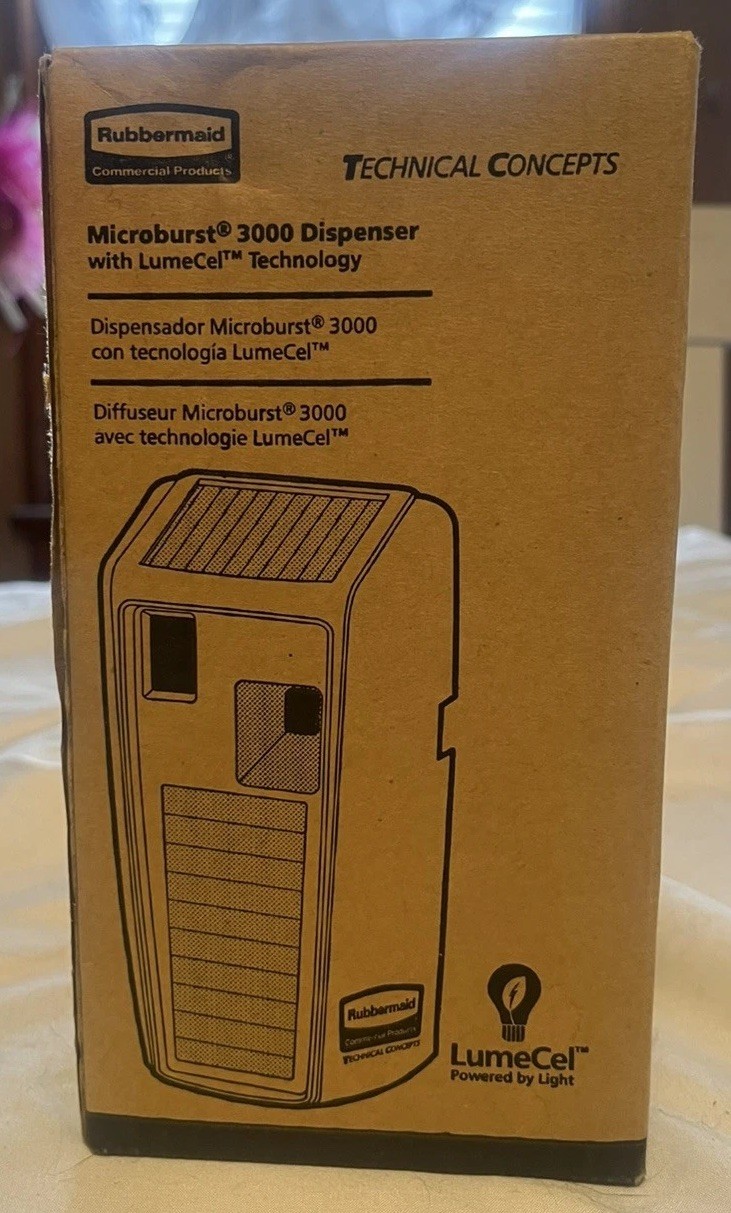 Rubbermaid Microburst 3000 Dispenser with LumeCel Technology, Air Dispenser