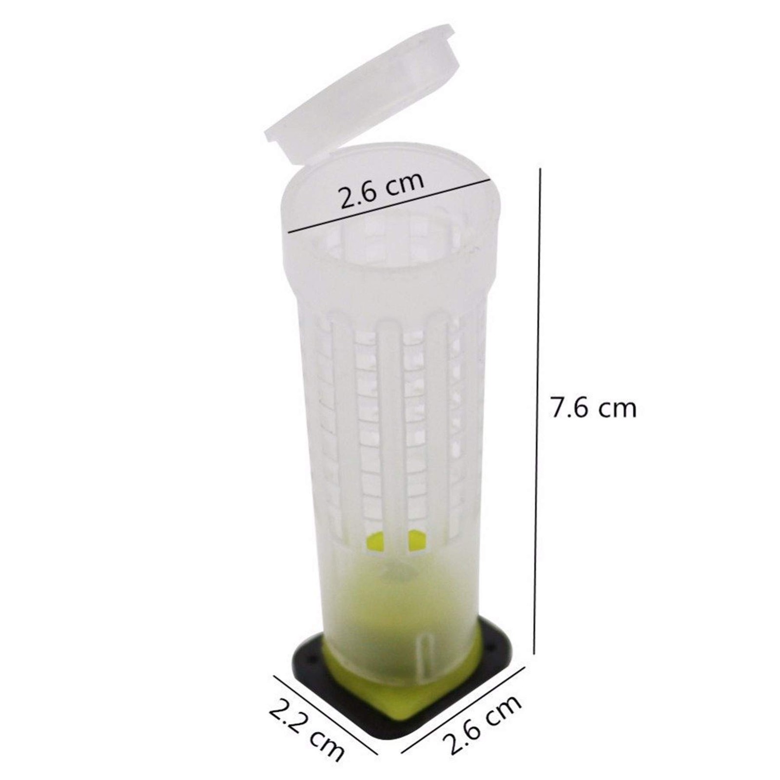 30pcs Queen Bee Roller Cages -Plastic Beekeeping Rearing Cup Kit Queen bee Ro…