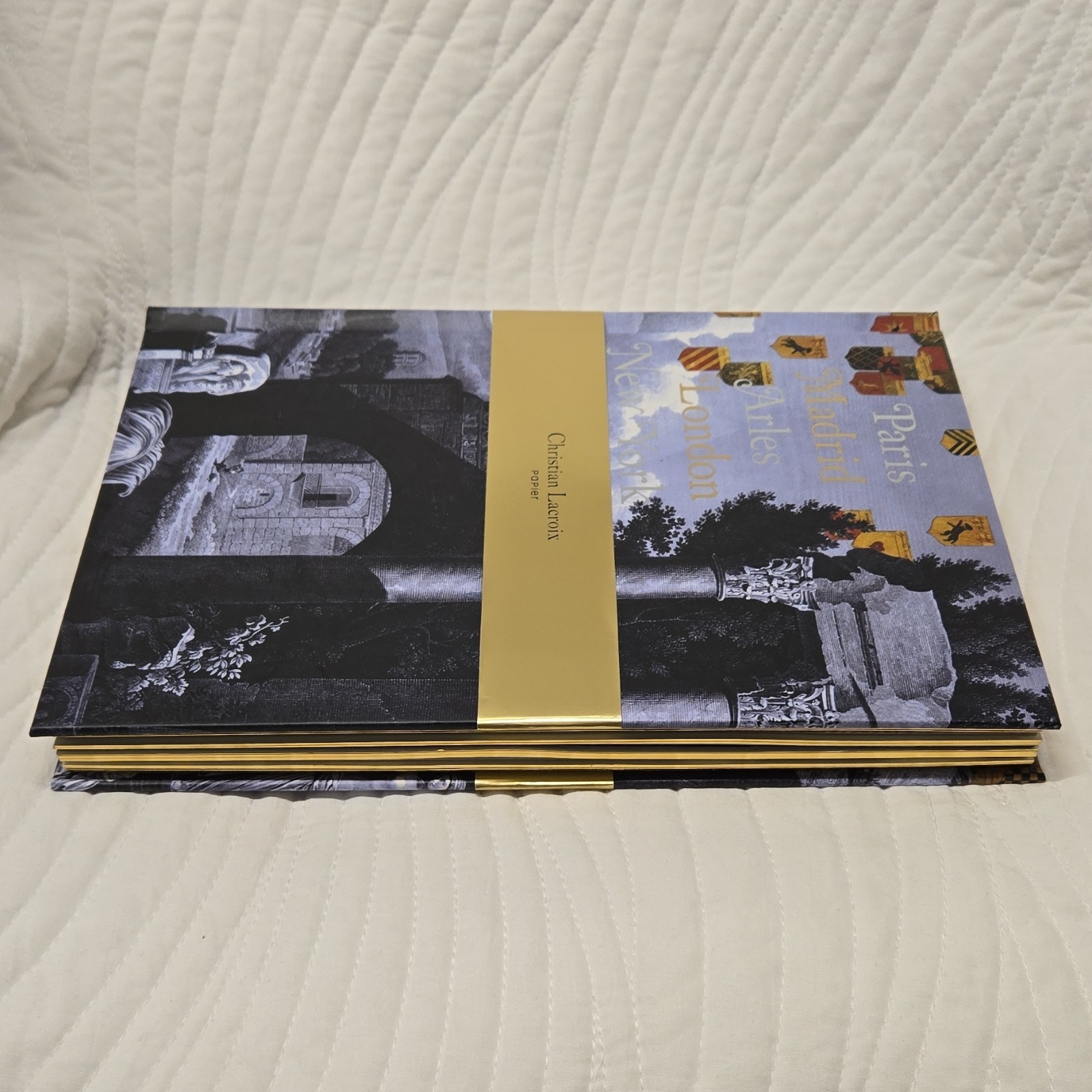 Christian Lacroix Papier Voyage B5 Illustrated Blank Journal Paris Madrid Arles