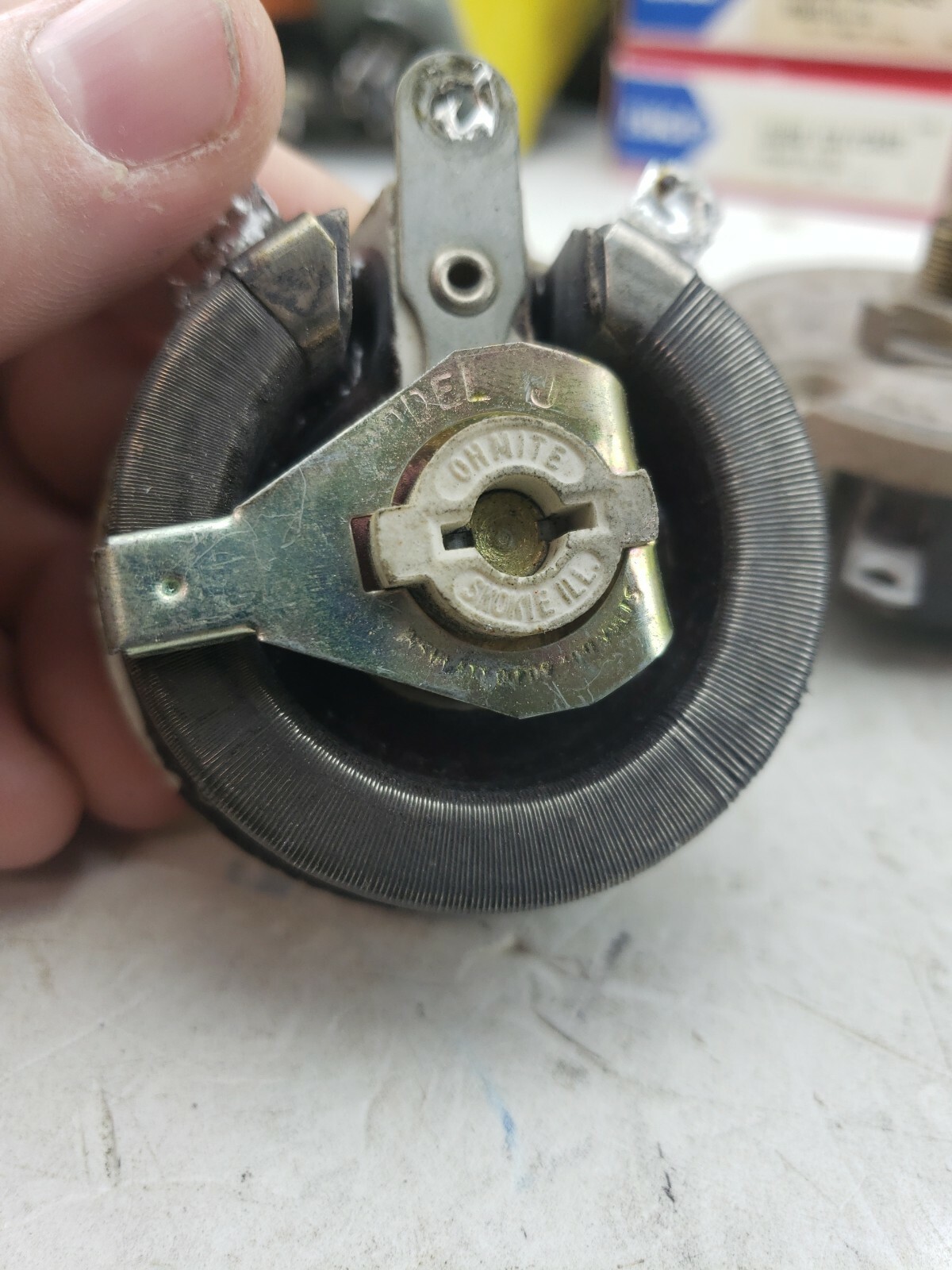 1pc, OHMITE 59819 1K0, .48A, 1000Ω Ceramic Rheostat (4B5)