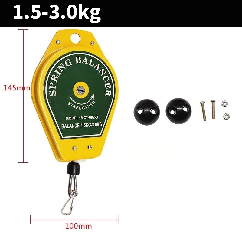 US Stock New Spring Balancer Tool Holder Ergonomic Hanging Retractable 1.5 – 3kg