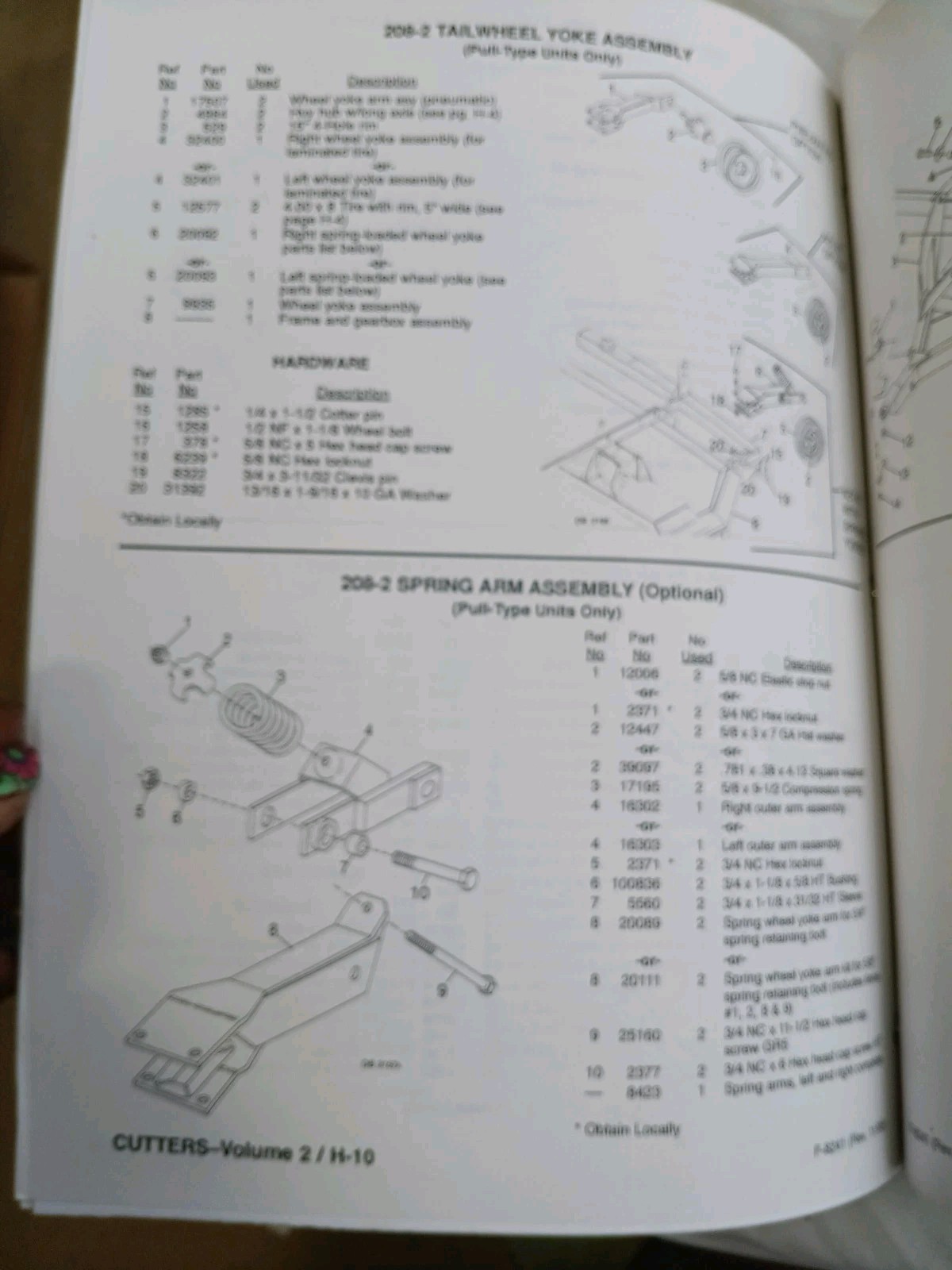 Woods Parts Manual Binder Rotary Cutters Mowers Misc. Equipment