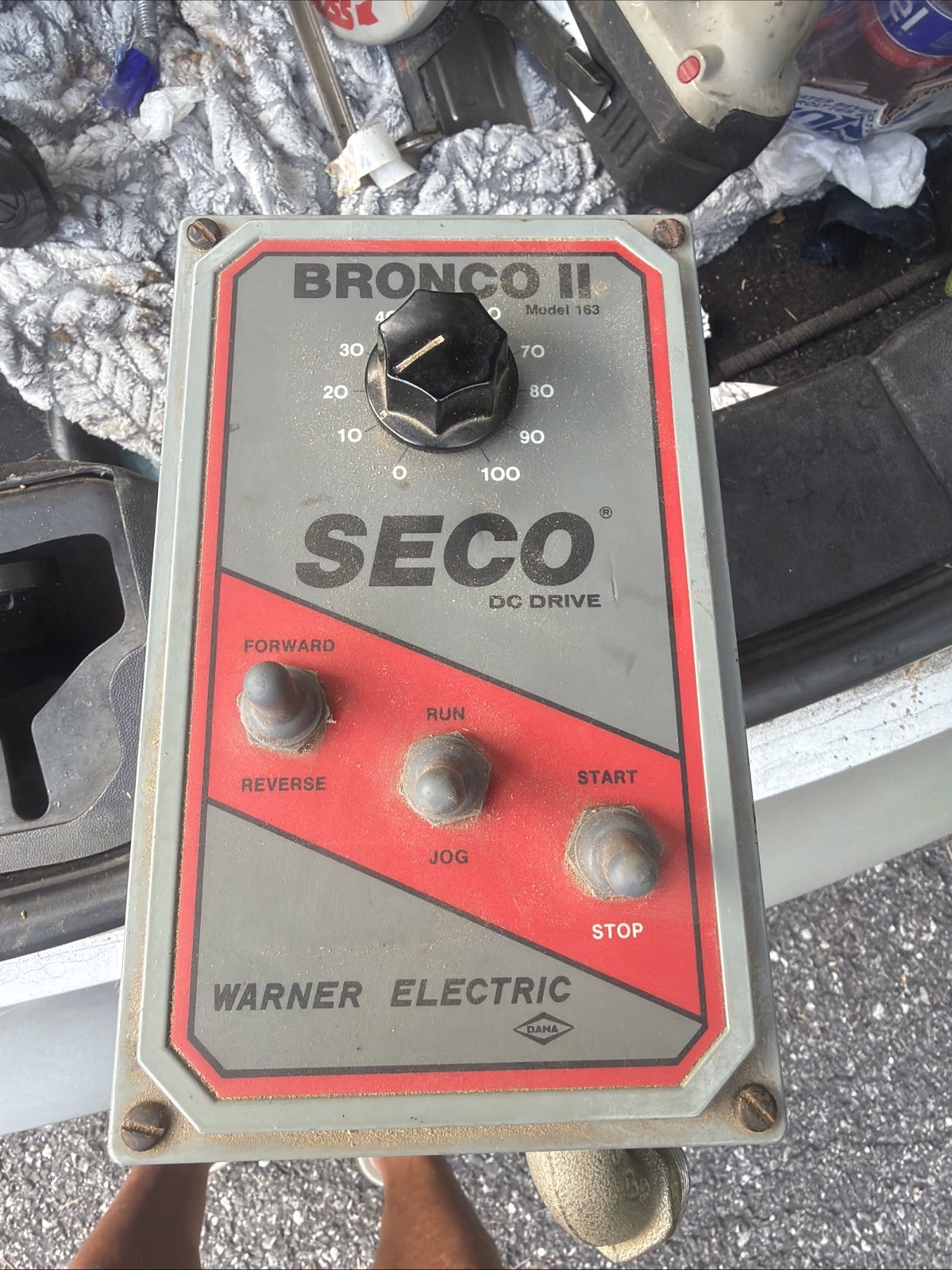 NOS Warner Control Techniques BRONCO II SECO Adjustable DC Drive Model 163