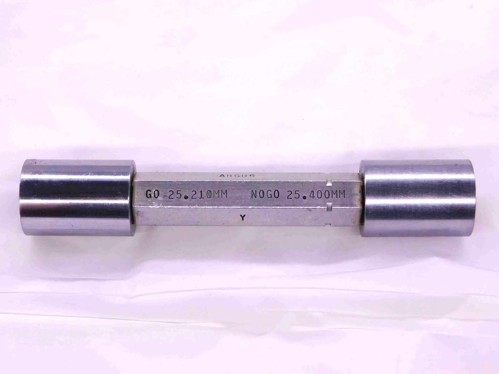 25.210 & 25.400 CL Y mm PIN PLUG GAGE GO NO GO 25.000 25 1.0000 25.21 25.40