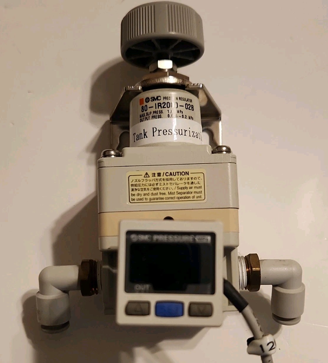 SMC 80-IR2000-02B and ISE30-01-25-M Pressure Sensor & REGULATOR – Free Shipping