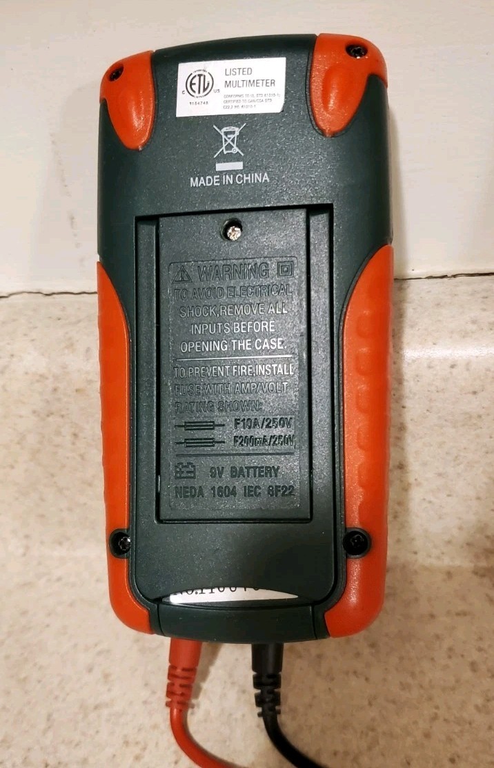 Fluke T5-600 Handheld Electrical Tester w/Leads + EXTECH MULTIMETER MN15A EUC