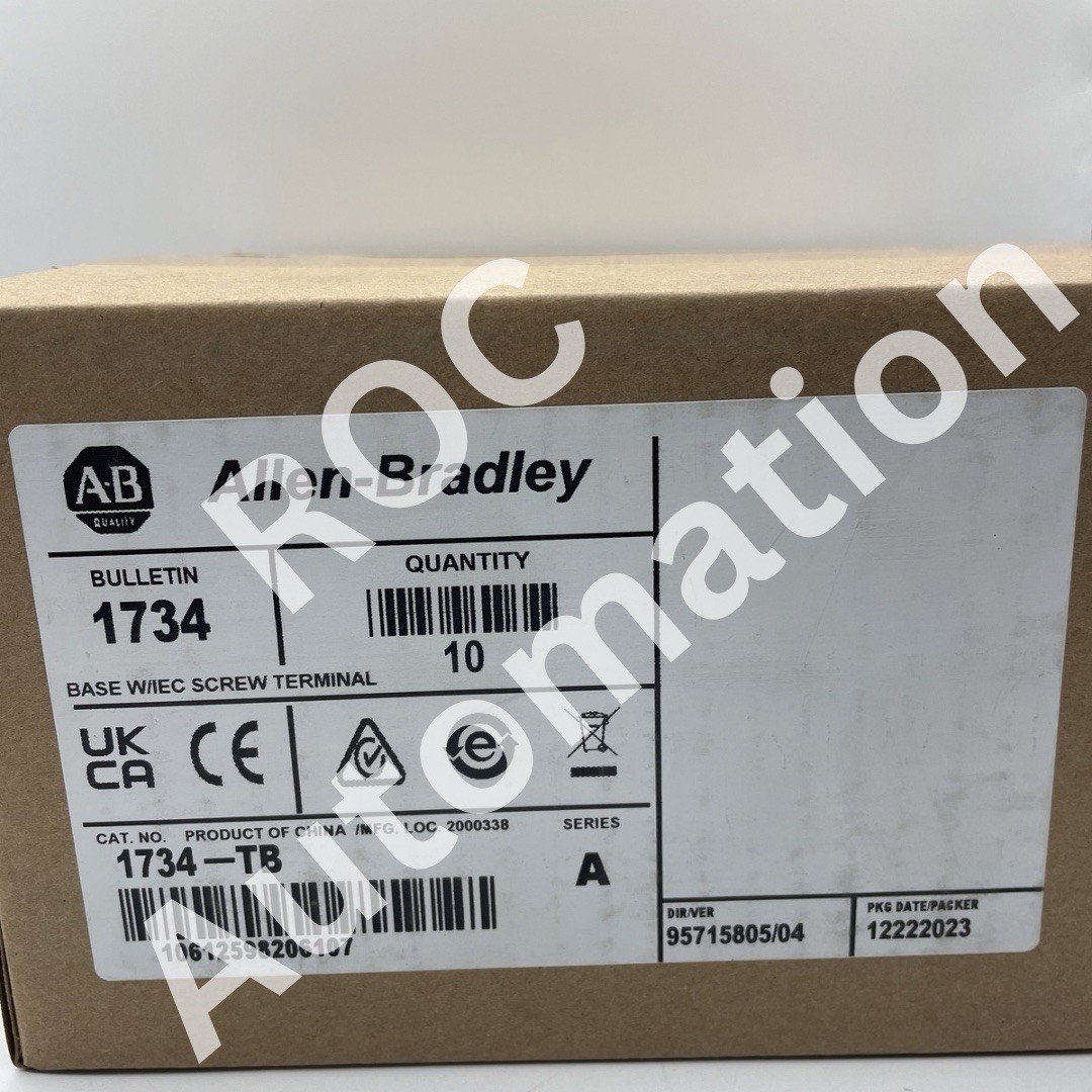 Lot of 10 New Sealed Allen-Bradley 1734-TB Point I/O Terminal Base Module
