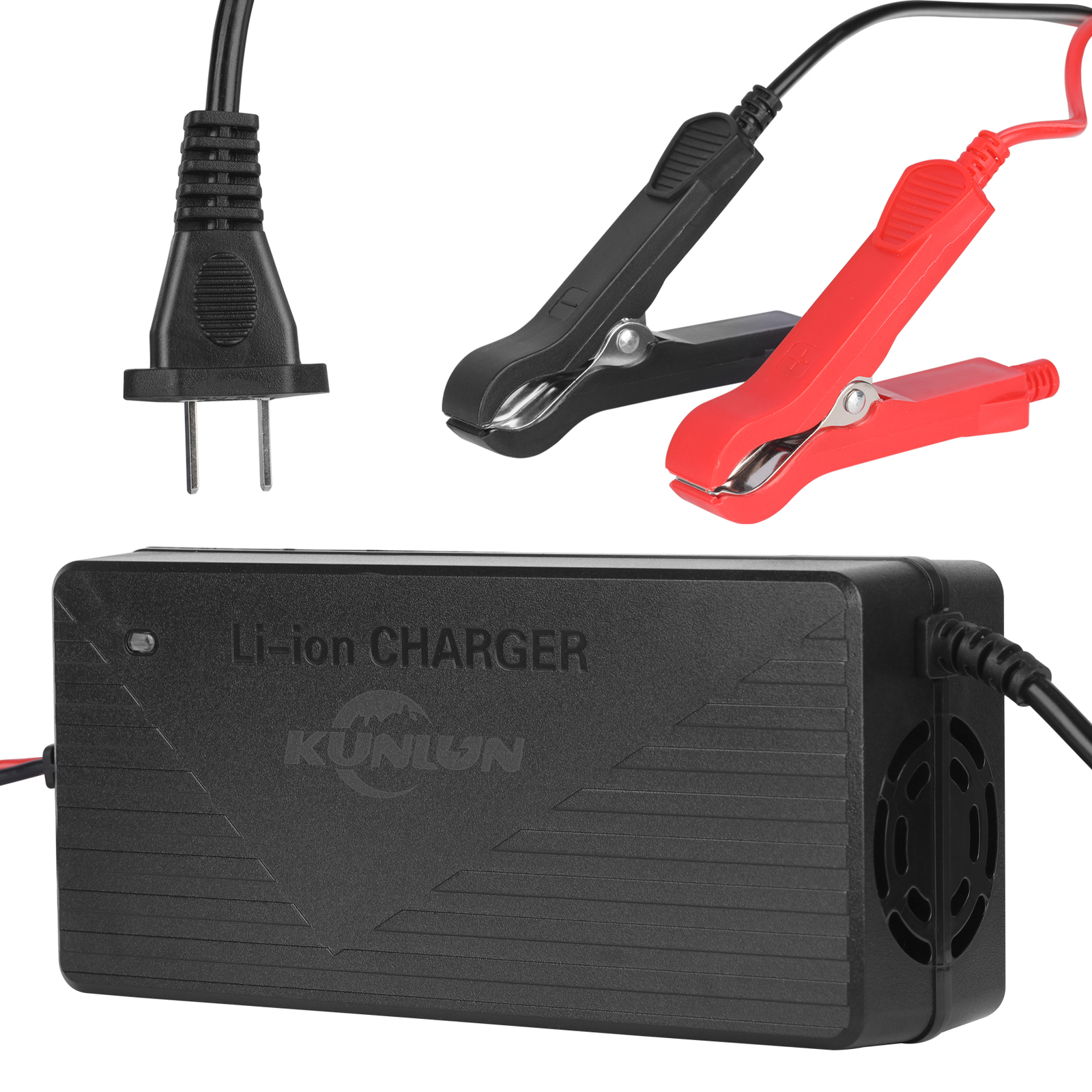 KUNLUN 1536Wh 12V 120Ah LiFePO4 Lithium Battery Deep Cycle BMS With 20A Charger