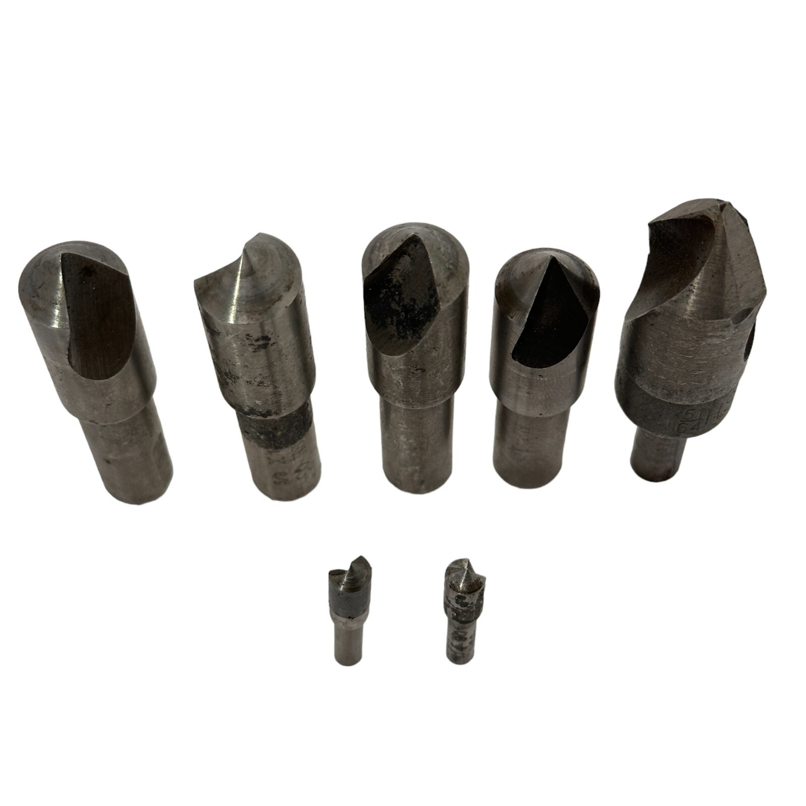 Lot of 7 Countersinks 5/8″-82 Degrees , 5/8″-90 Degrees , 1/4″ 90 Degrees