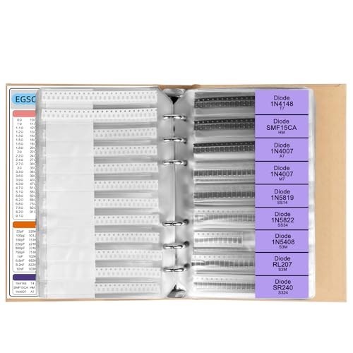 5600PCS SMD Resistor Kit 0805 Assortment 0Ω-10MΩ, Capacitors, Diodes, LEDs & Mor