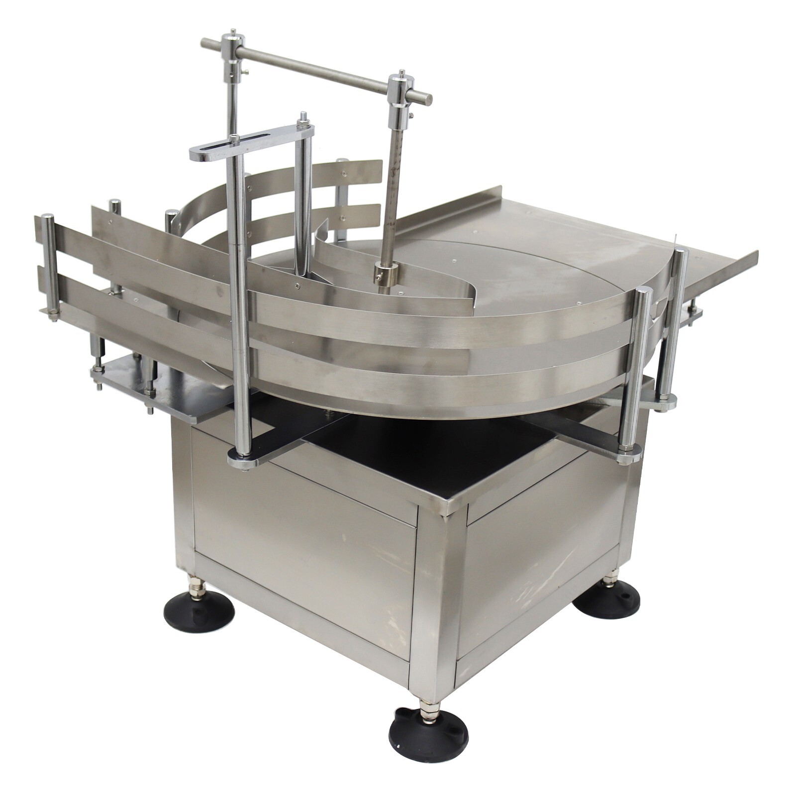 23.6″ Automatic Bottle Accumulation Table Bottle Unscrambler Collecting Machine