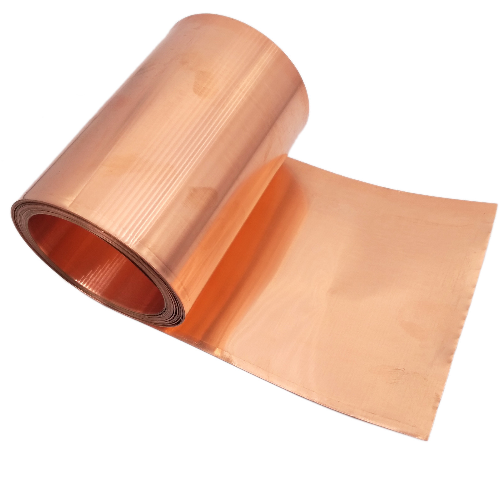 US Stock 0.08mm x 100mm x 1000mm 99.9% Pure Copper Cu Metal Sheet Foil