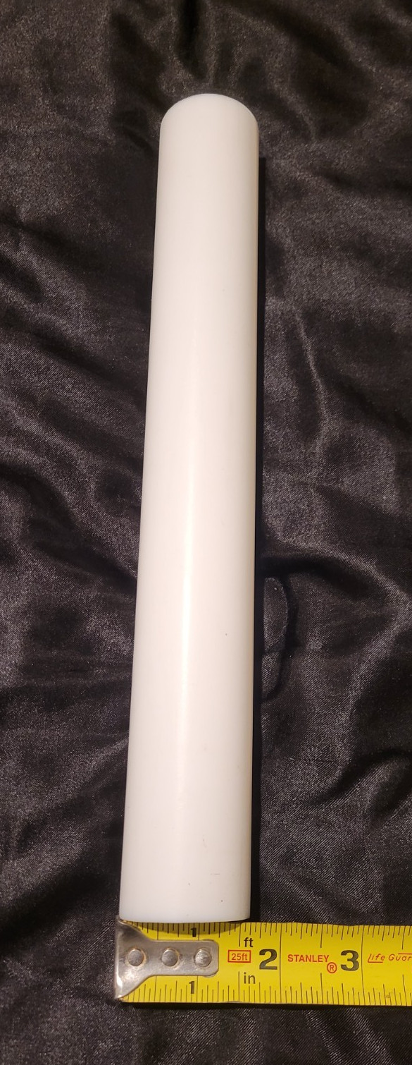 Teflon 1 5/8 Dia Round Stock 12″ long (1.625 X 12.000) INV#W-83