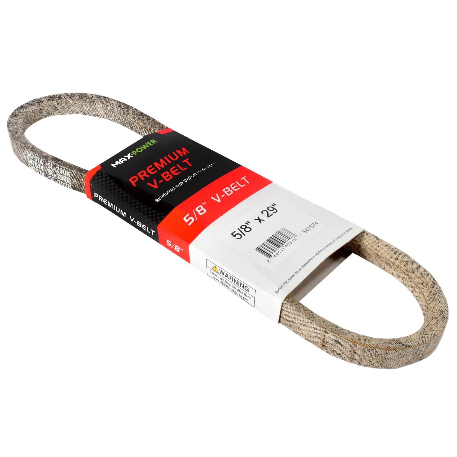 Maxpower 347574 Premium Belt 5/8″ x 29″ x 29″, beige