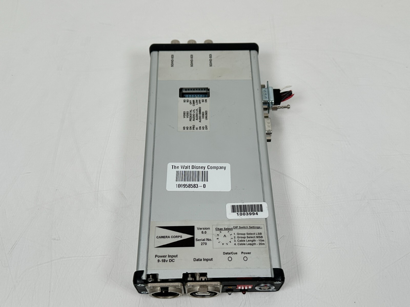 Camera Corps Version 5.0 9-18v DC Interface Box