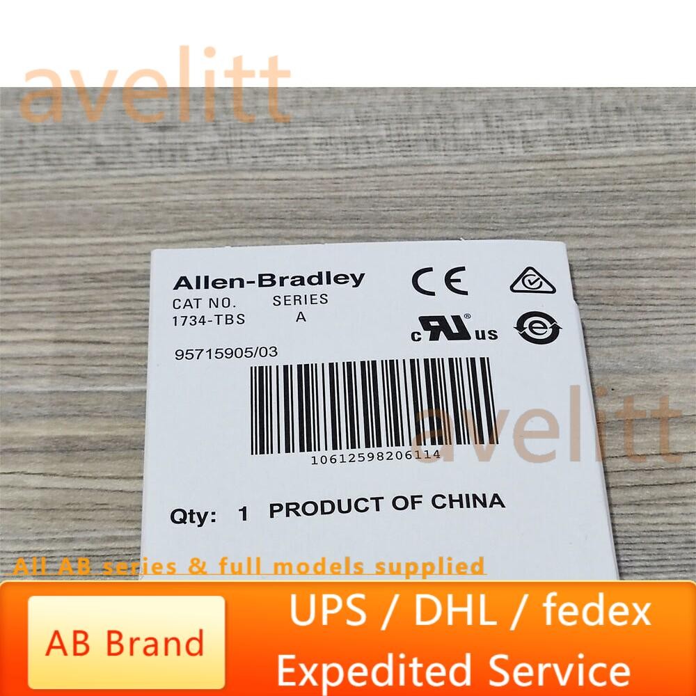 New Allen-Bradley 1734-TBS POINT I/O Module Terminal Base 1734TBS US Free Tax /