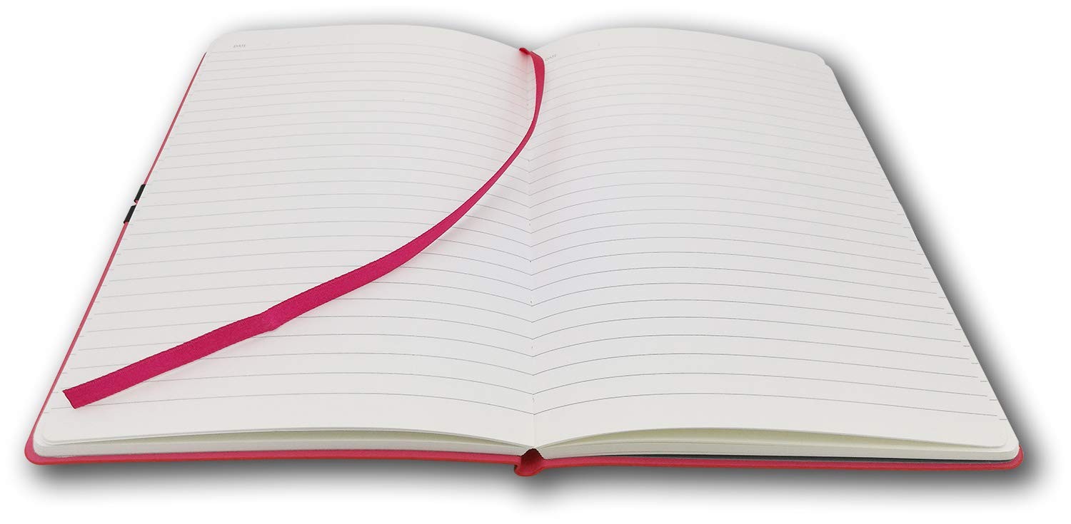 YRL Best Writing Journal Notebook, College Ruled/Lined, A5, 5.8×8.3”, Orange