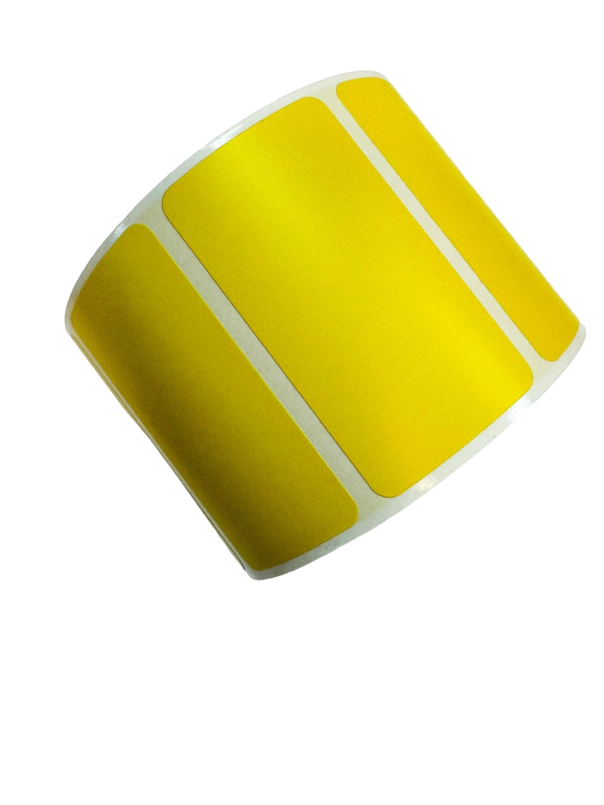 2.25×1.25 Zebra Eltron Direct Thermal Yellow Labels 1″ Core 2 Rolls 2000 Total