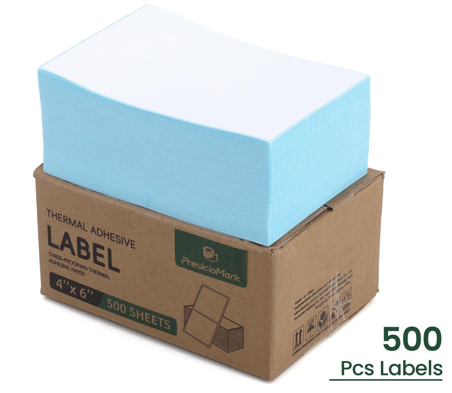 PresicioMark 500 Fanfold 4″x6″ Labels
