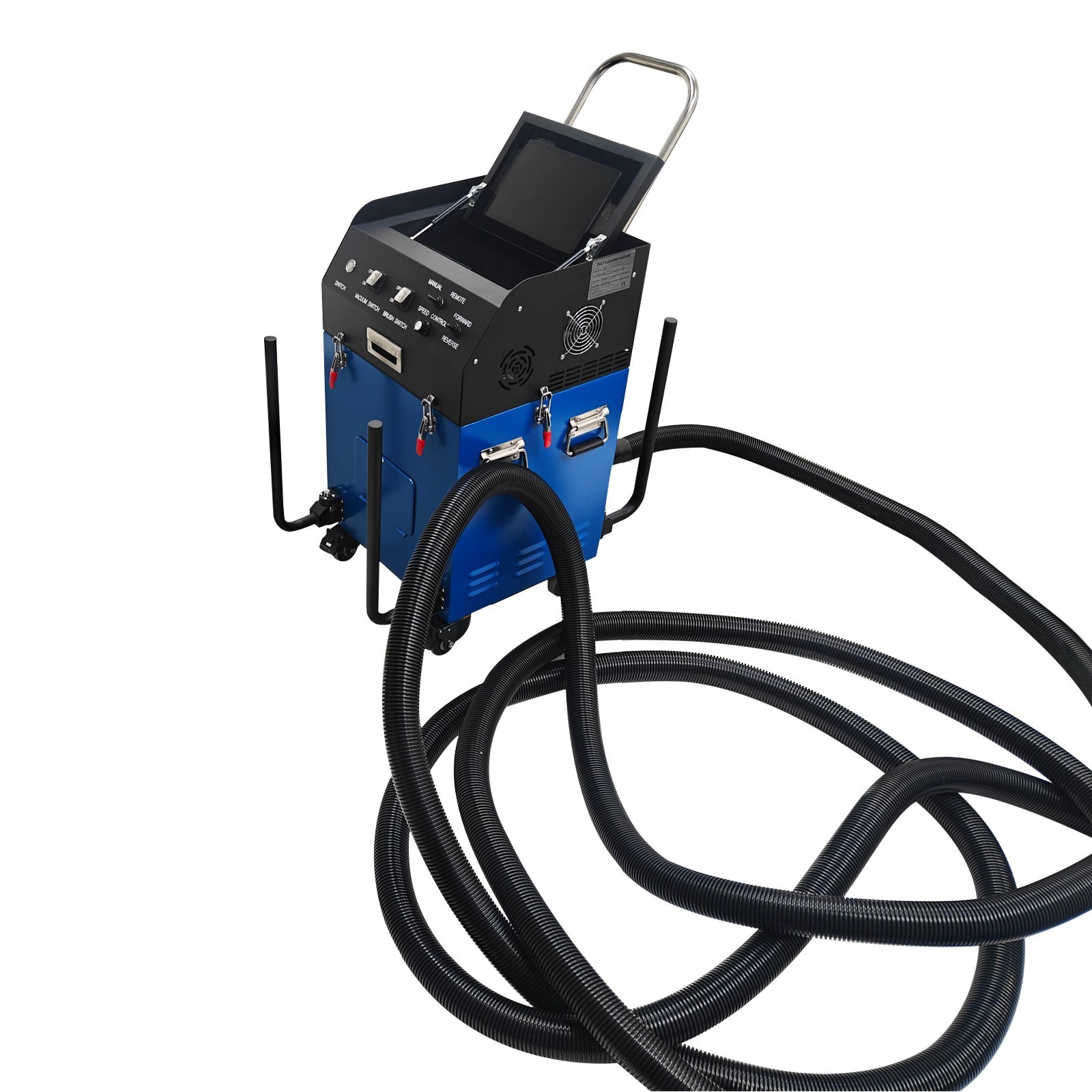 110V Air Duct Cleaning&Suction Integration Machine Dia3.9-31.5in Duct Cleaner