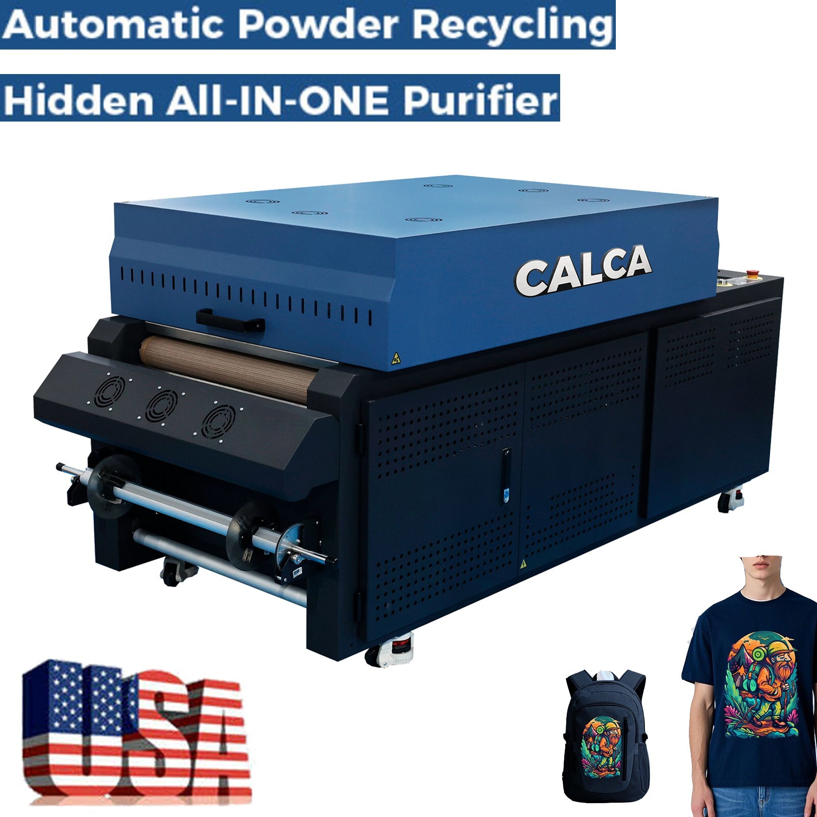 CALCA 24in EcoSmart DTF Powder Shaker Dryer with Air Purifier US