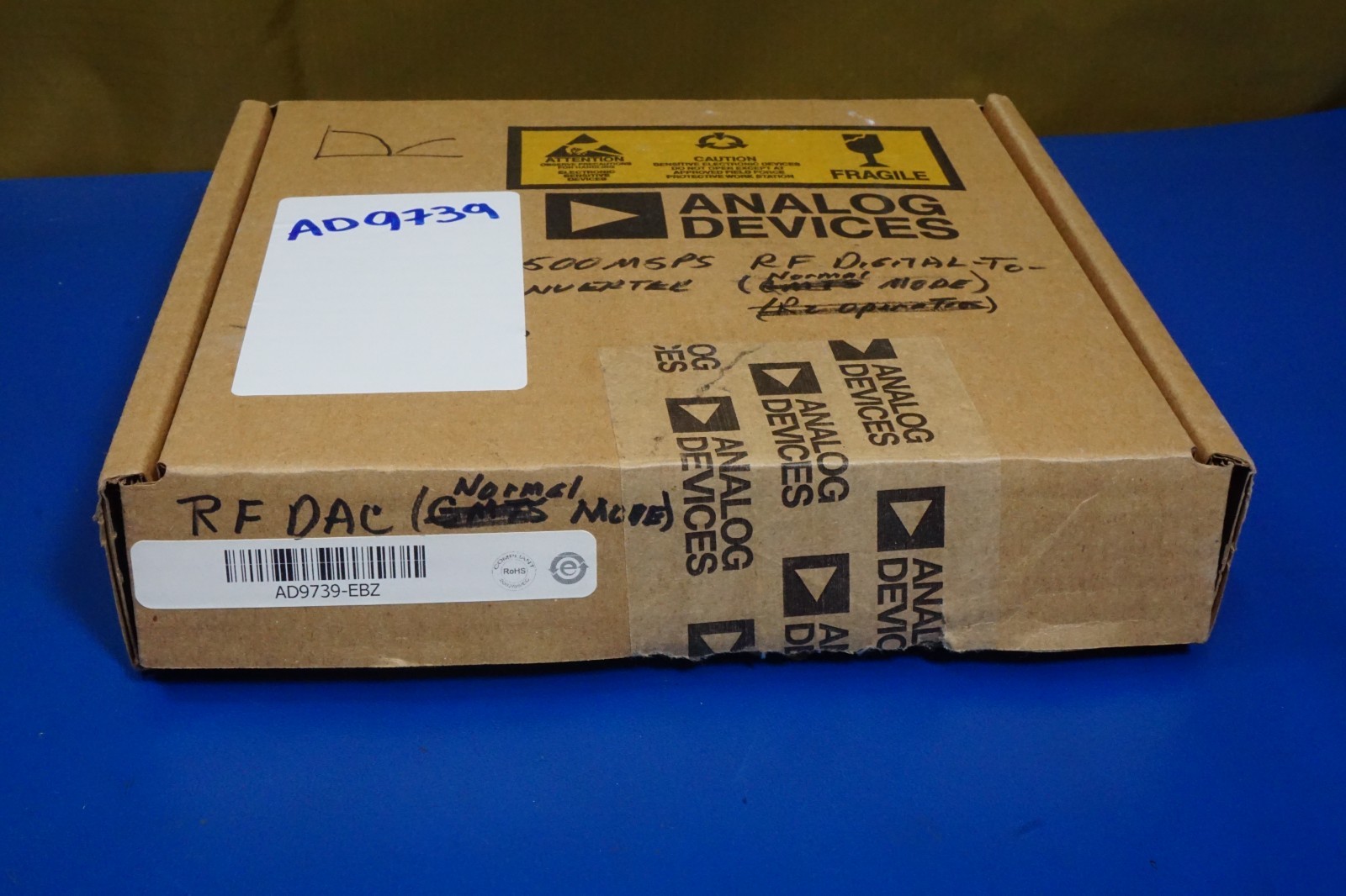 Analog Devices AD9739 AD9739-EBZ REV A EVALUATION BOARD NORMAL MODE