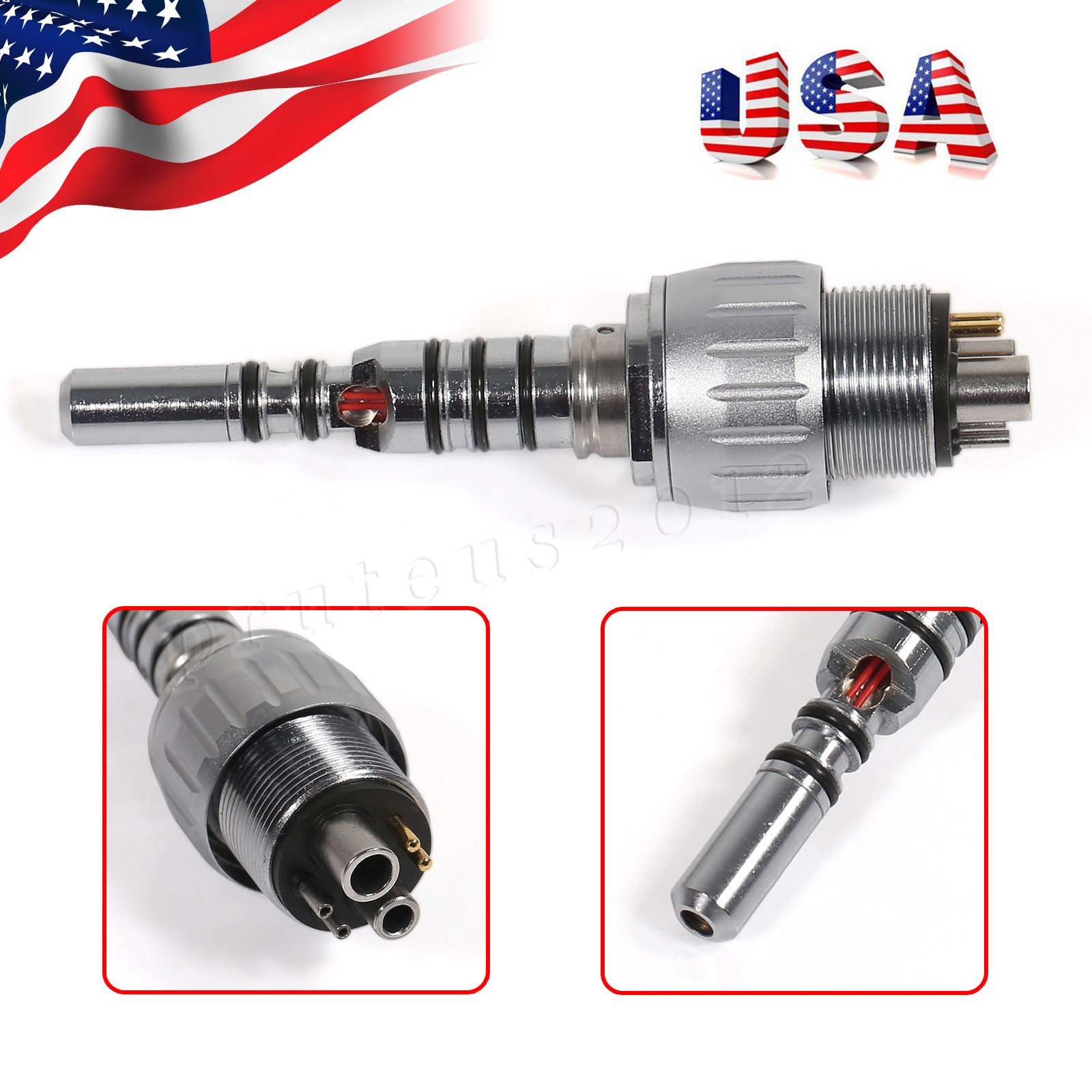YABANGBANG Dental Fiber Optic LED High Speed Handpiece / LED Quick Coupler 4H/6H