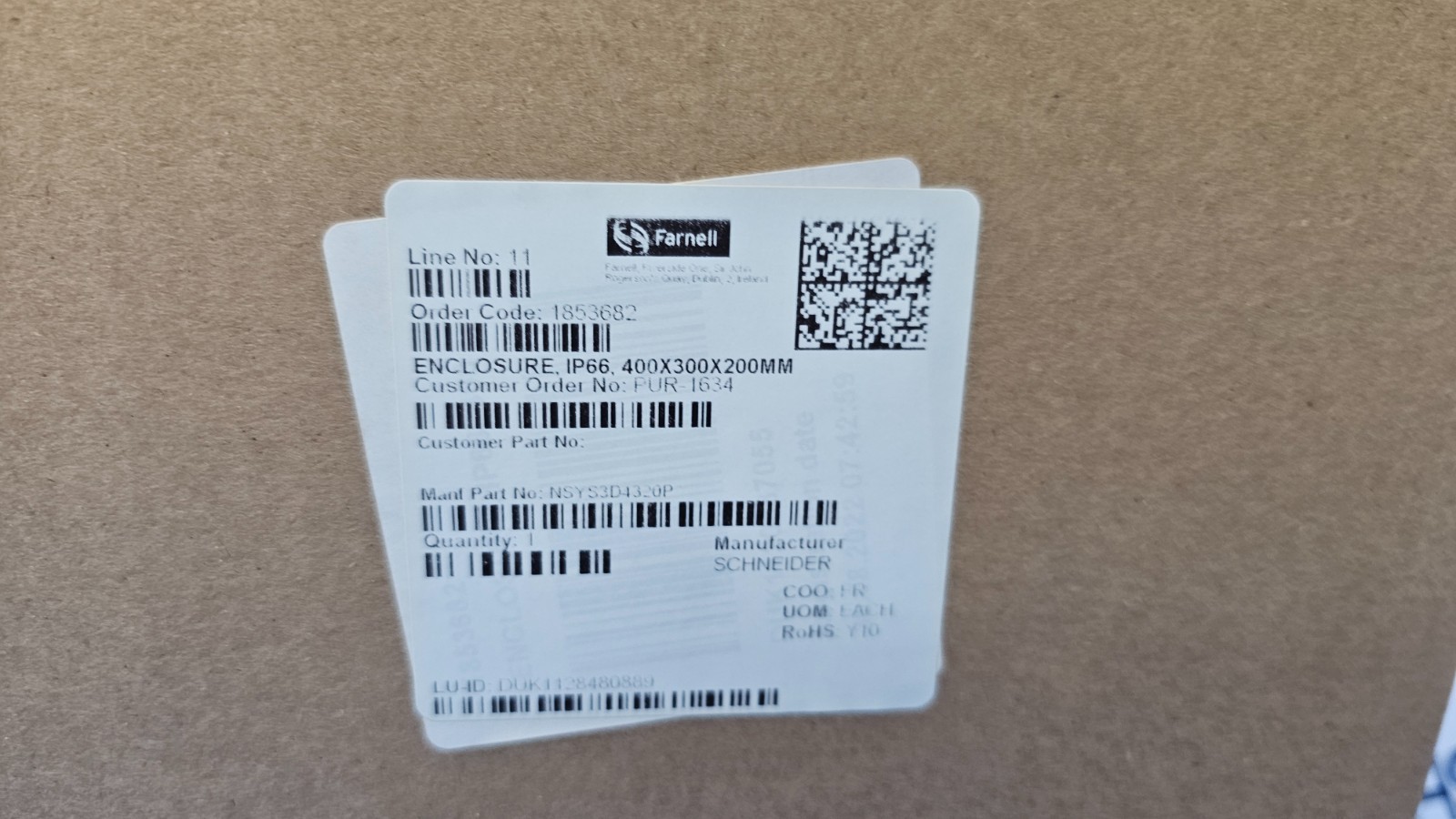 Schneider Electric NSYS3D4320P