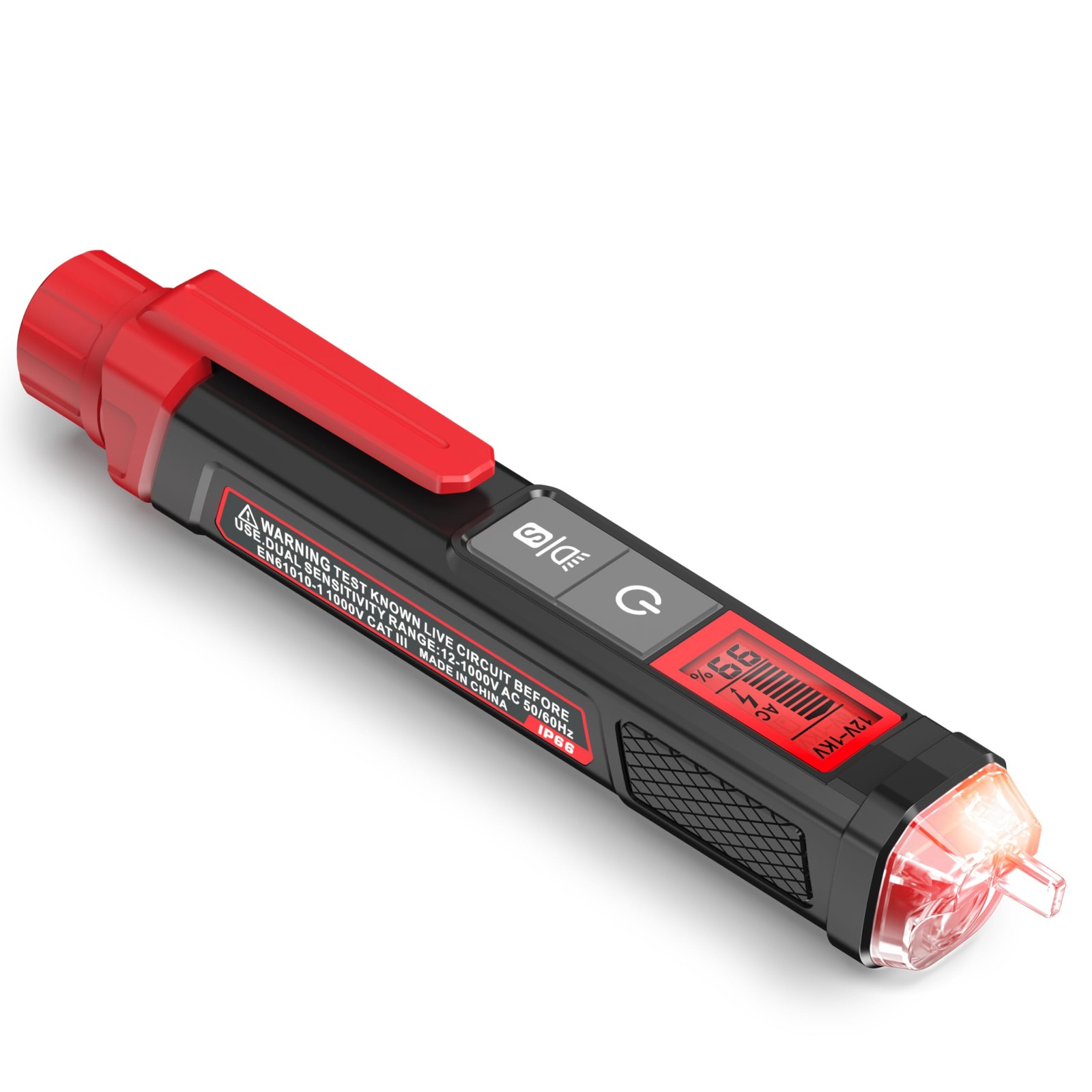 KAIWEETS Voltage Tester/Non-Contact Voltage Tester with Signal Percentage,
