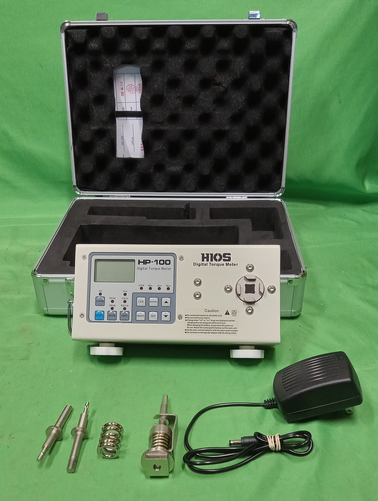 HP-100 Digital Torque Meter H1OS Tester Screw Driver Wrench Measure USED