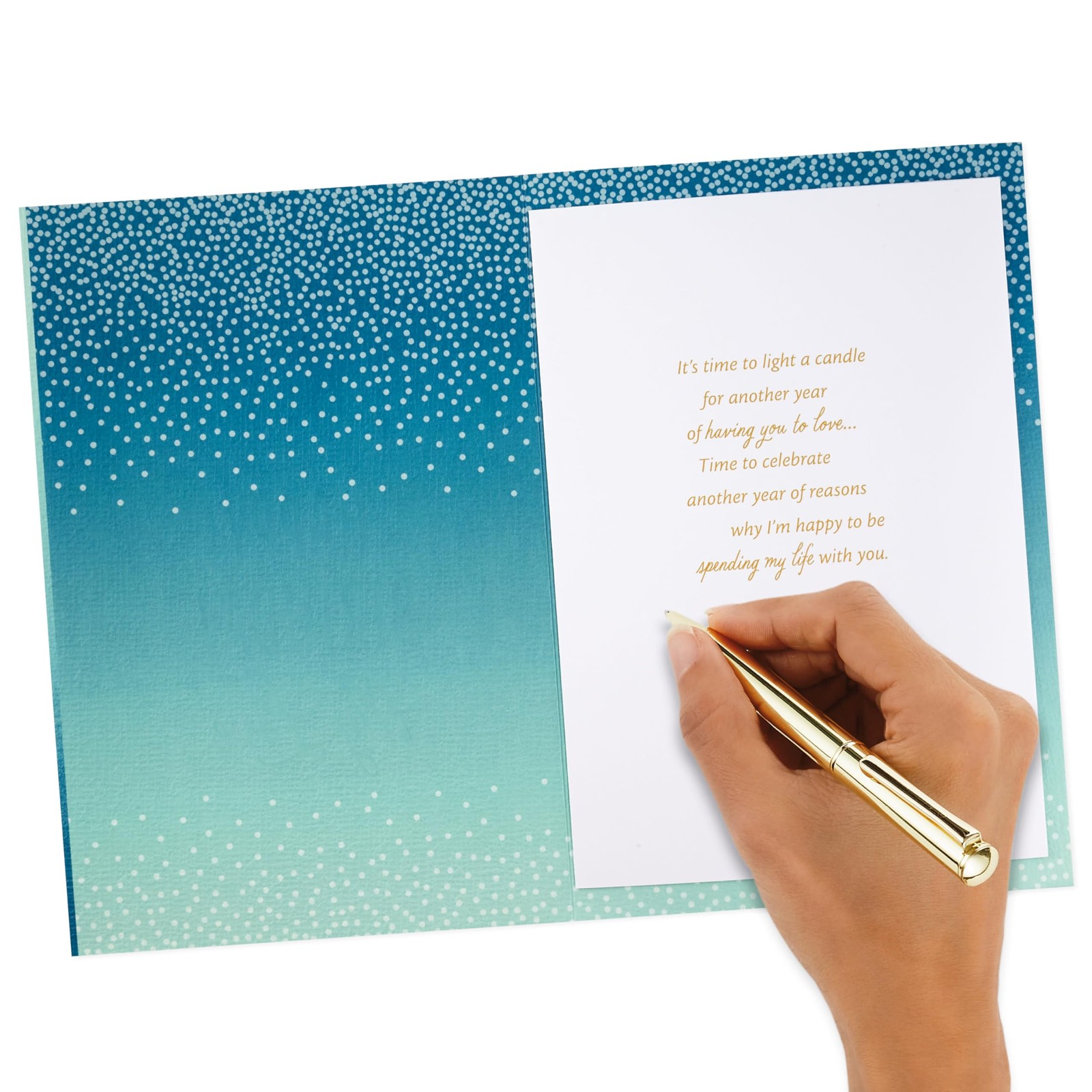 Hallmark Birthday Card for Husband, Wife, Boyfriend, 5 x 7.25 inches, My Love