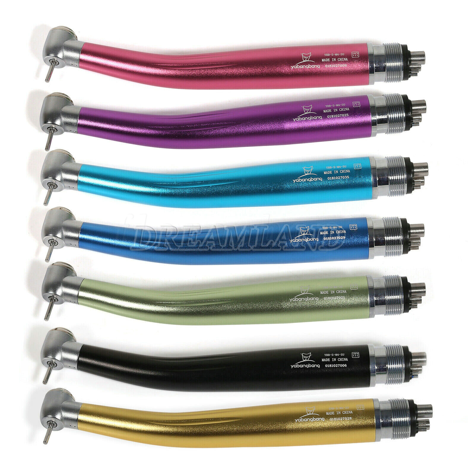 NSK Style Dental High Speed Handpiece Colorful Turbine 2/4 Holes 7 Colors Rotor