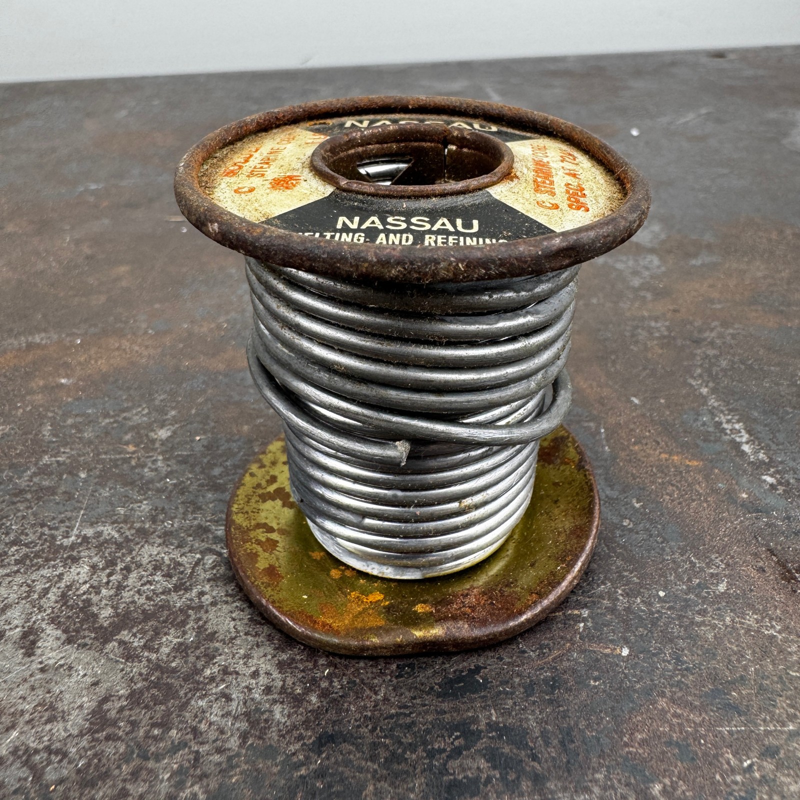 VTG Nassau Rosin Core Solder Spool – 9 Oz – Spec. At 7241