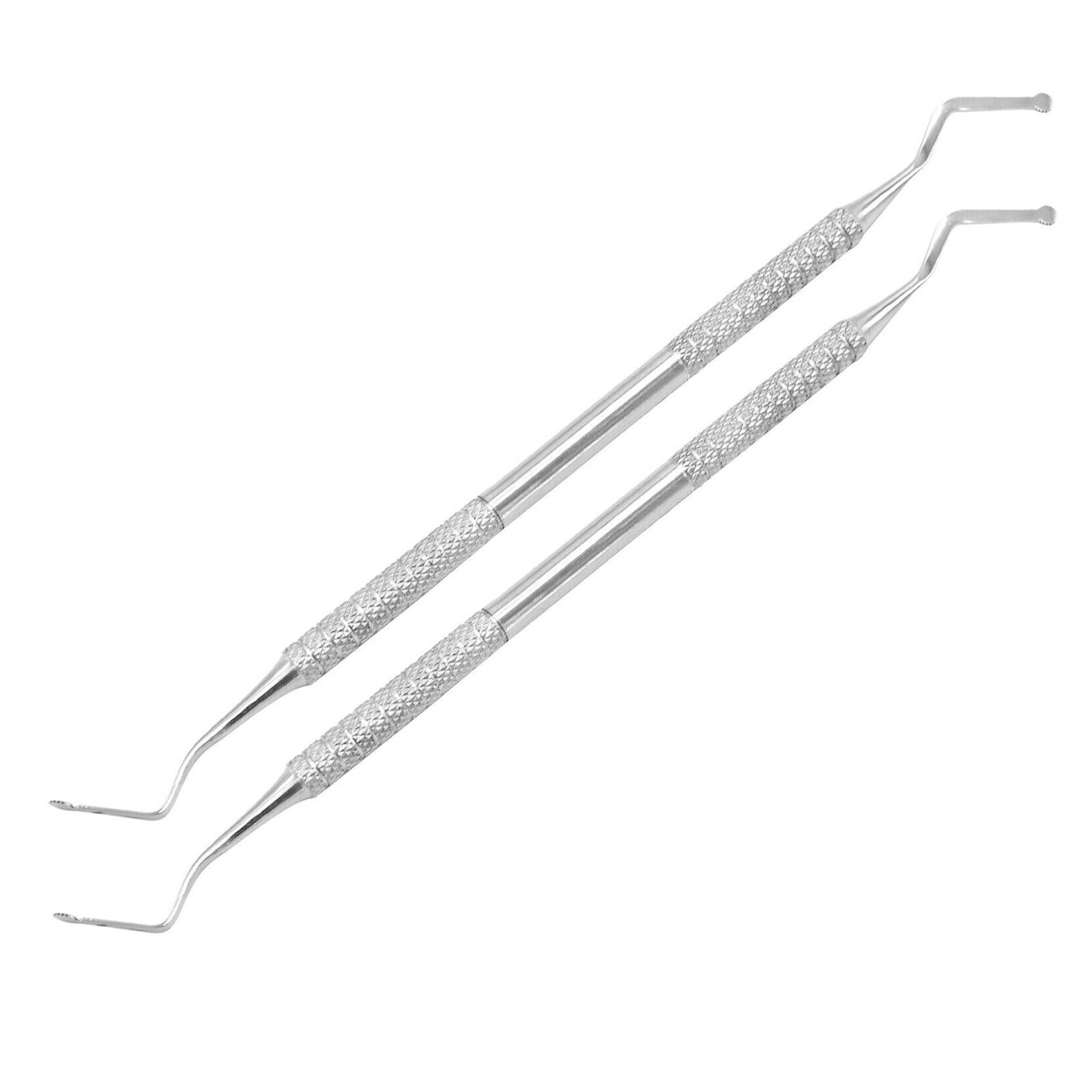 2PC Gingival Cord Packer Serrated Retraction Dental Instr Atraumatic Placement