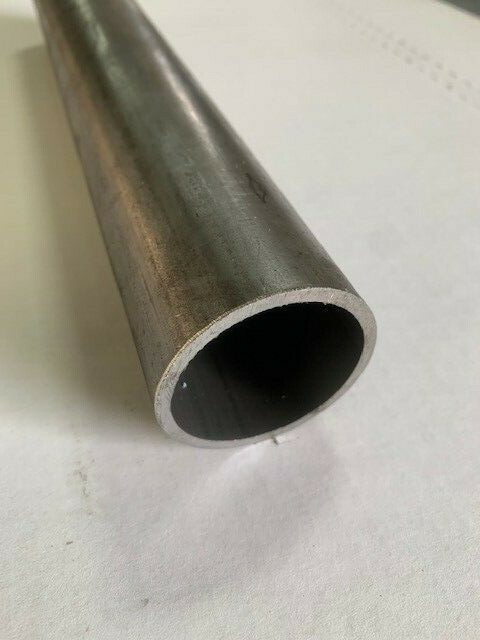 2.25″ OD x 1/8″ Wall DOM Seamless Round Tube x 5″ Long, Mild Steel Tubing
