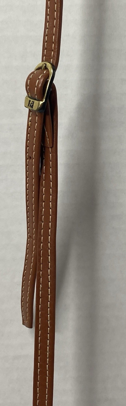 VINTAGE FRANKLIN QUEST ZIP PLANNER LEATHER GREEN/BROWN W/ADJ STRAP 6-1″ RINGS