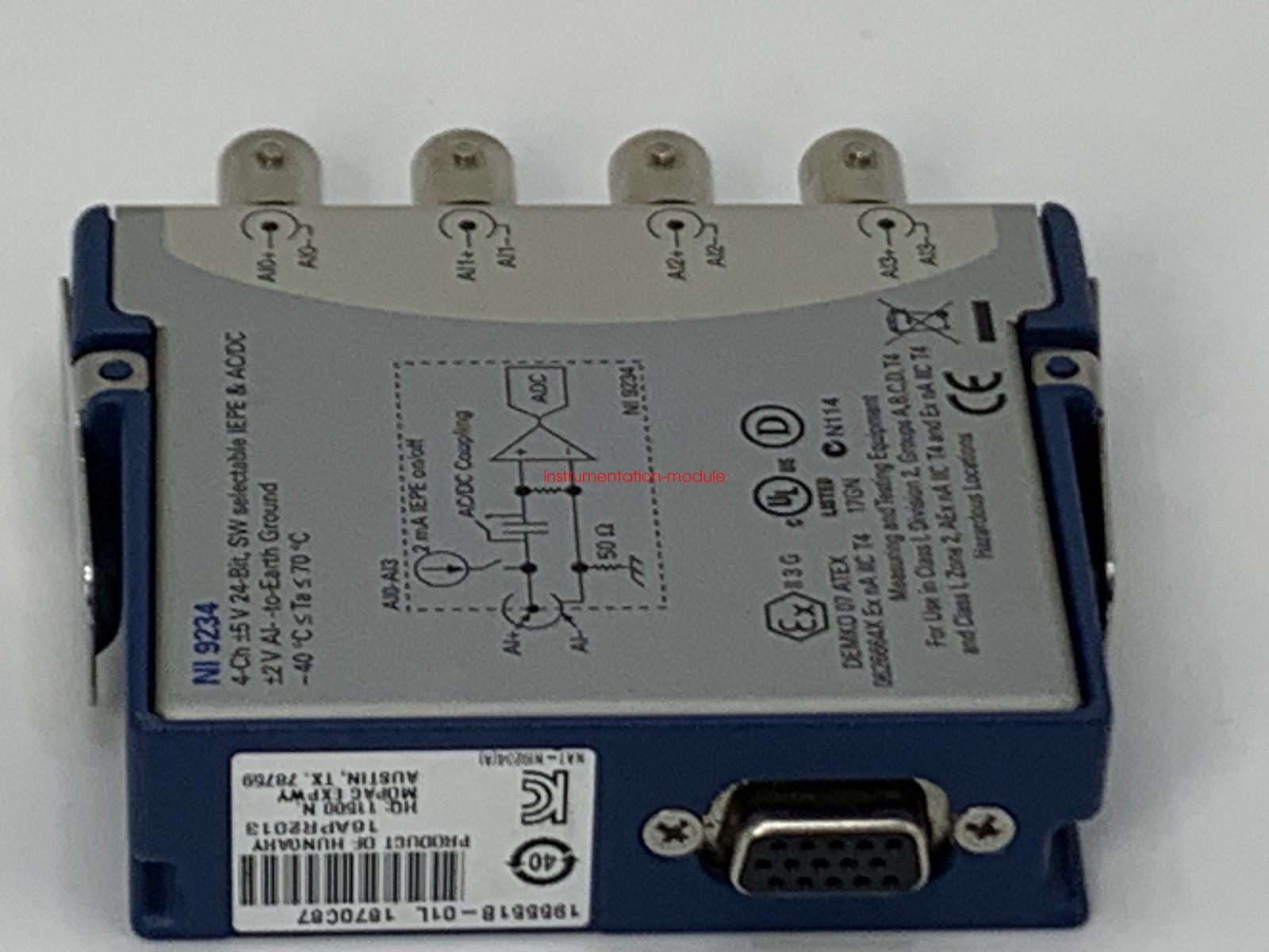 Used National Instruments NI-9234 Sound and Vibration Input 779680-01