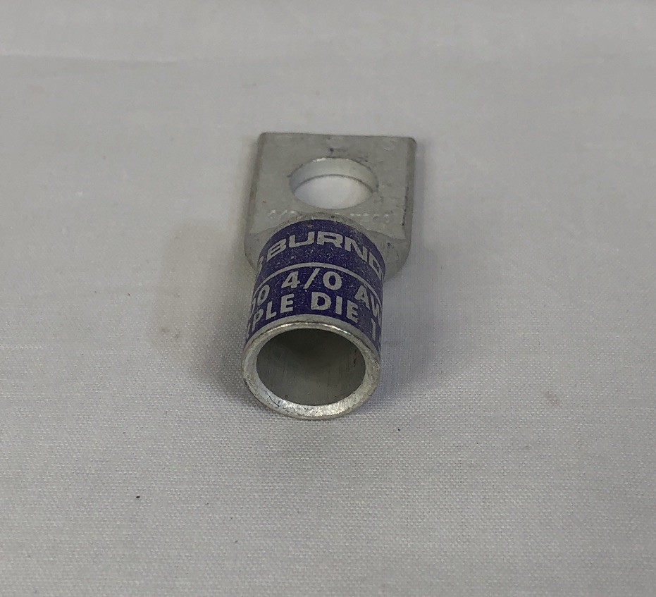 Lot of 10 Burndy Purple Die 15 N200 4/0 AWG Copper Compression Lug