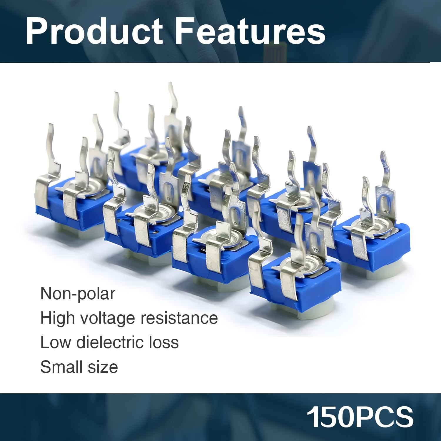 150Pcs Potentiometer Assortment Kit 15 Values 100Ω-2MΩ 6mm Trim Pot Resistors Se