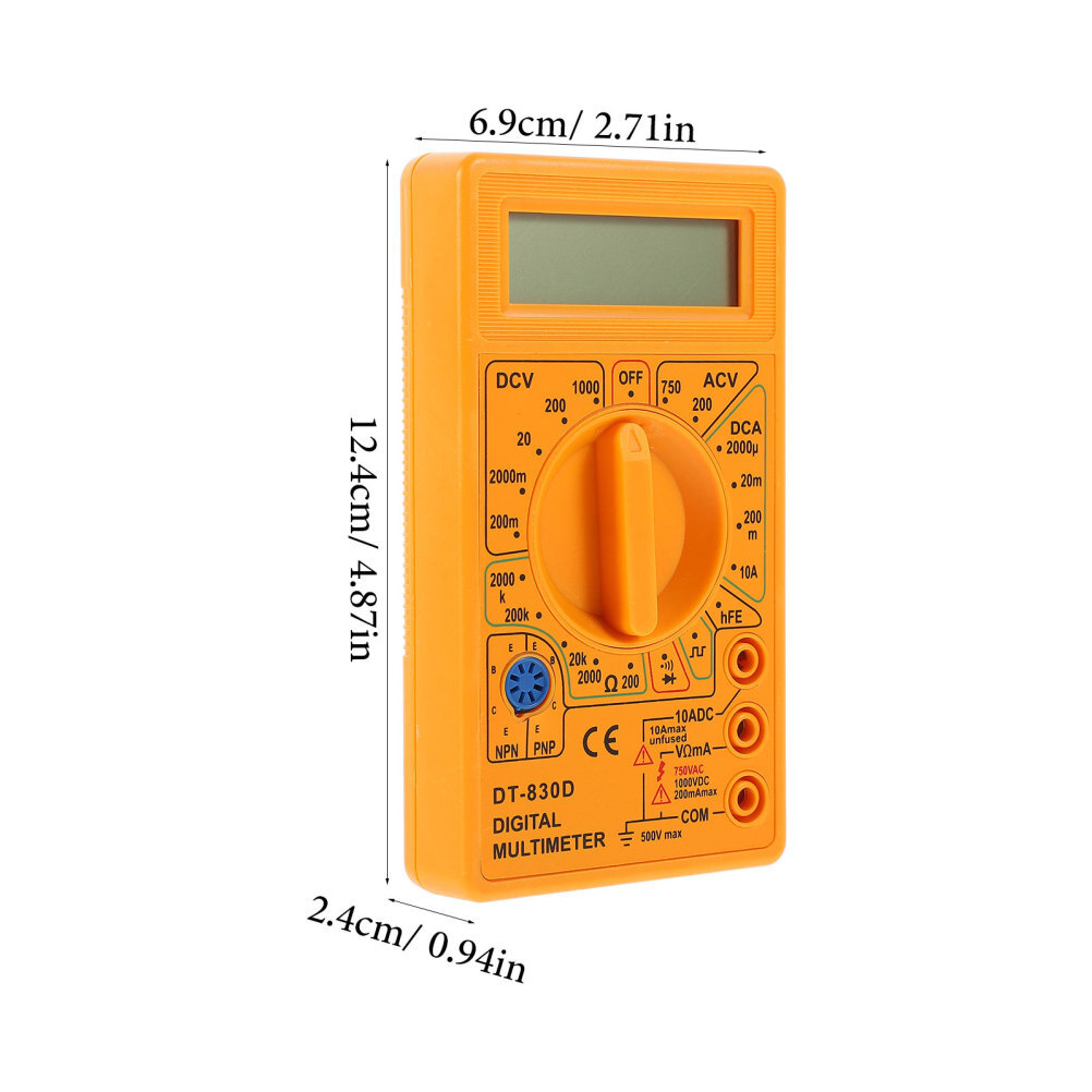 Digital Test Tool Volt Meters and Multimeters Voltage Tester