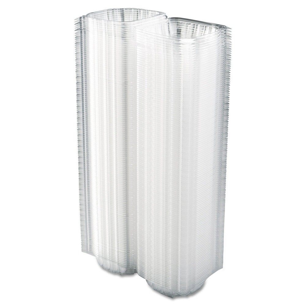 Dart C57PST1 5.8″ x 6″ x 3″ ClearSeal Hinged-Lid Container (125/Pk, 4 Pk/Ct) New