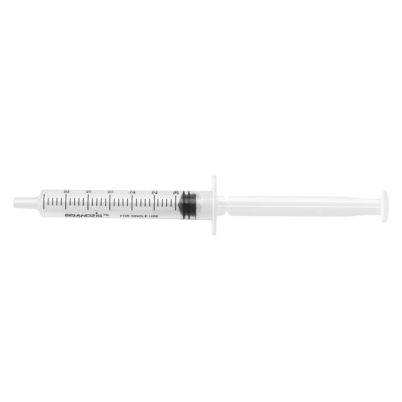 Brandzig 3ml Syringe – 100 Pack – Luer Slip Tip, No 100 Count (Pack of 1)