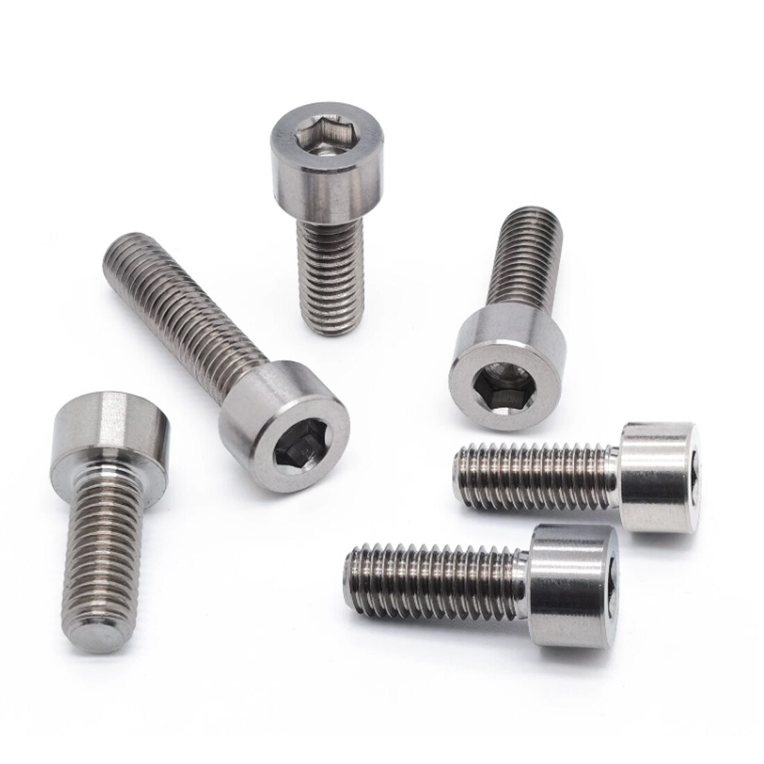 M3 M4 M5 M6 M8 TC4 Titanium Socket Head Bolts Gr5 Allen Head Ti Screws DIN 912