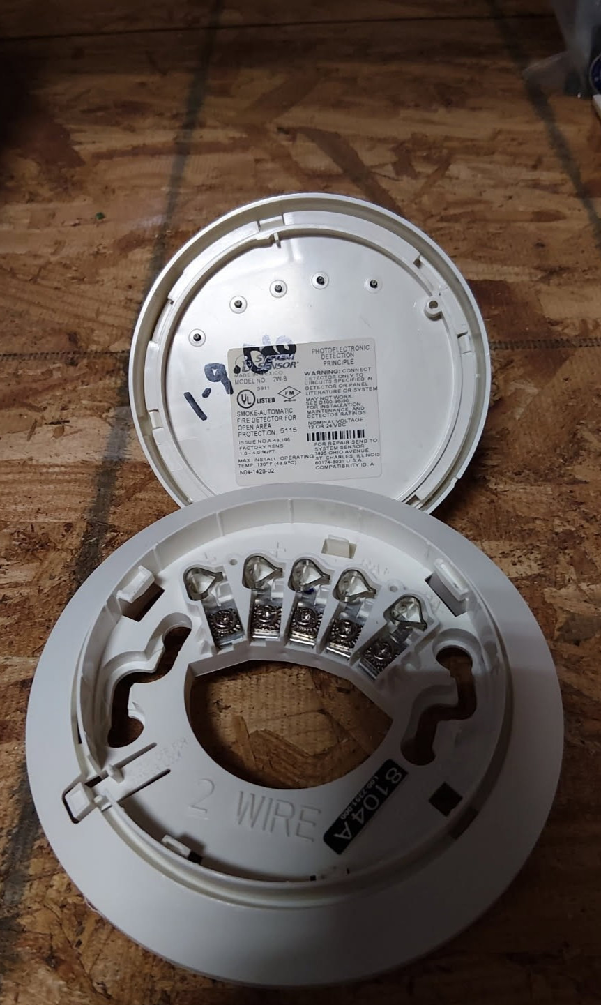 System Sensor 2W-B 2-Wire Photoelectric Smoke Detector