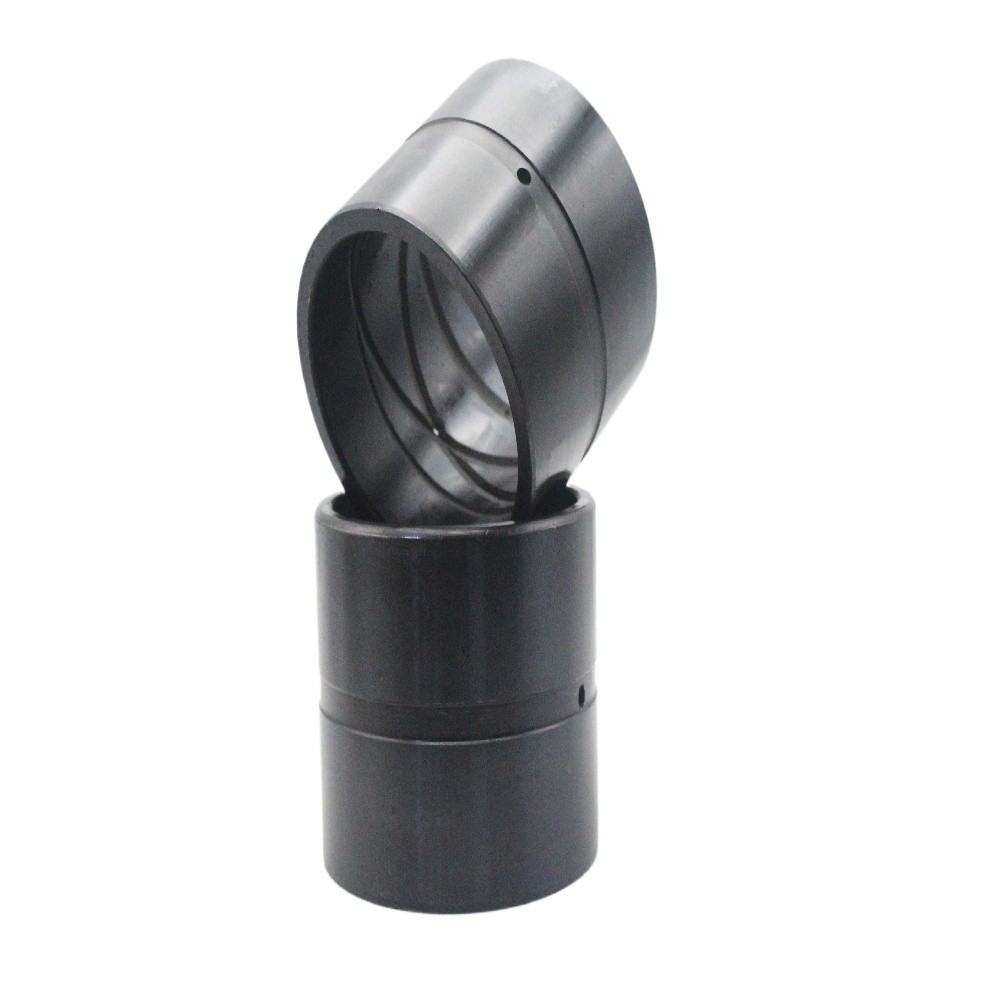 Set of 2 35x45x40 MM Excavator Bucket Bushing (IDx ODx L) Steel Bearing Sleeve