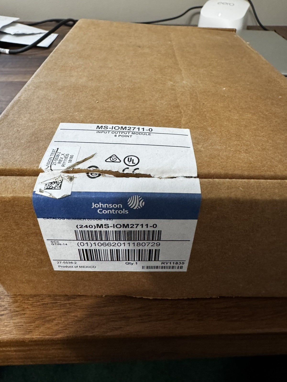 Johnson Controls MS-IOM2711-0 PLC Input/Output Module 6 point