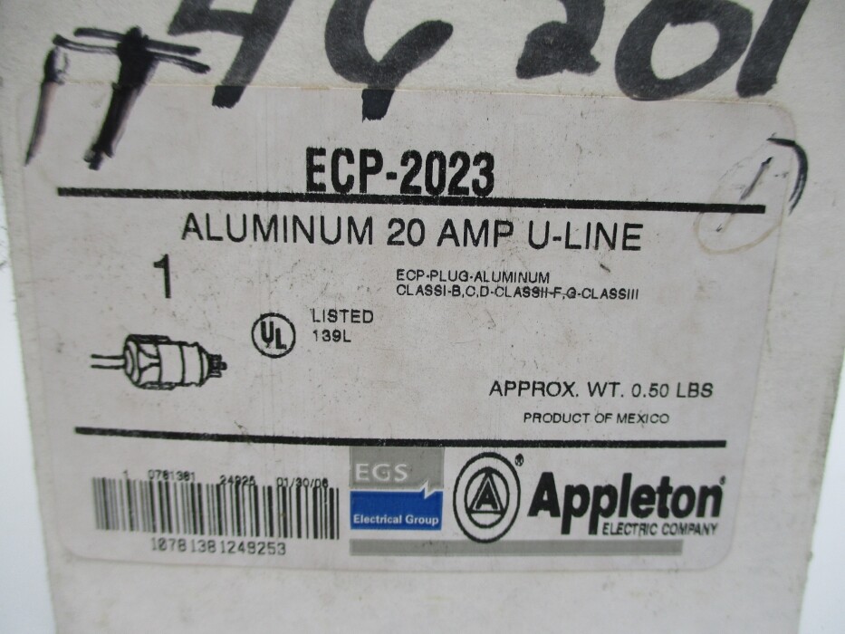 APPLETON ECP2023 125VDC 20A NSMP
