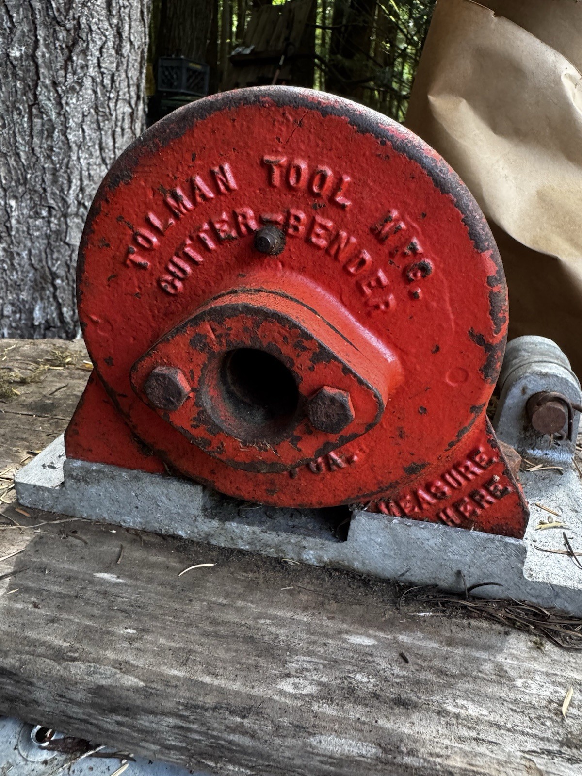 Tolman Tool Manufacturing TTM -4 Rebar Cutter & Bender #4 Rebar